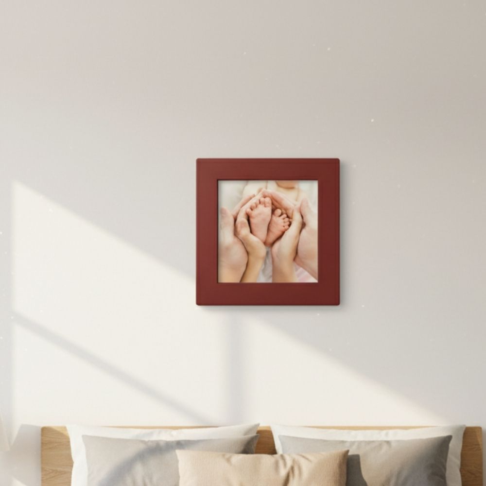 Personalised Red Photo Frame | Custom Photo Gift