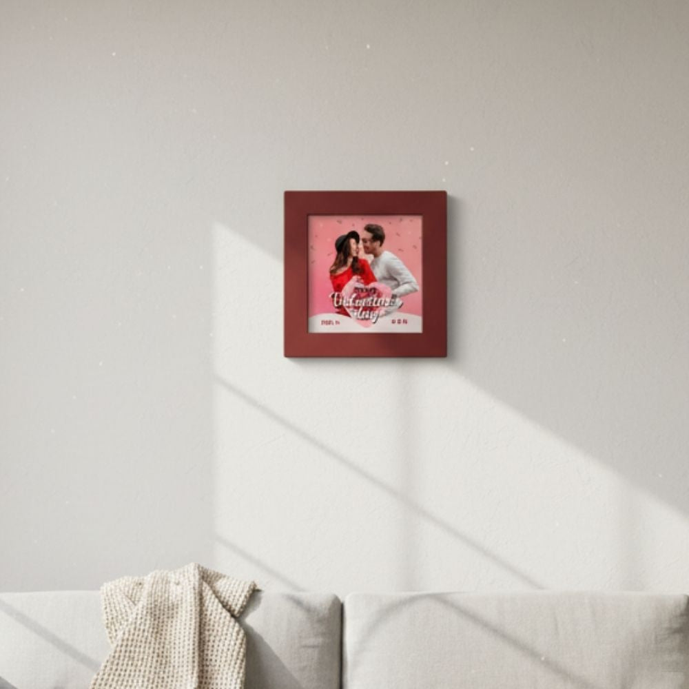 Valentine’s Day Personalised Red Photo Frame