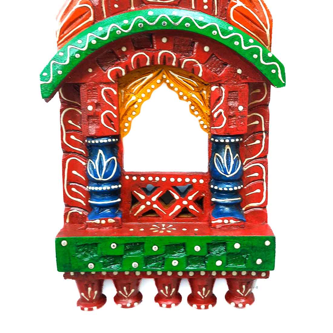 Mosaki Jharokha Wall Hanging | Traditional Wooden Window