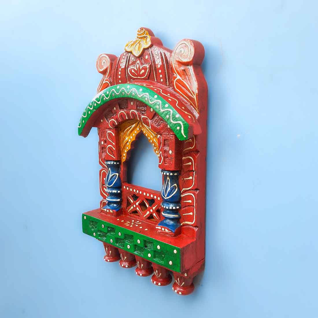 Mosaki Jharokha Wall Hanging | Traditional Wooden Window