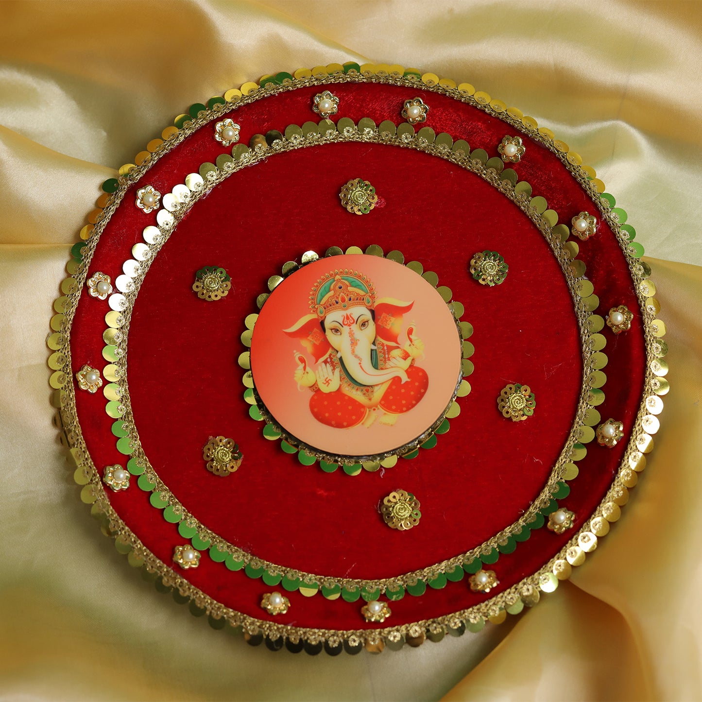 MOSKAI Thali Set | Traditional Pooja Thali | Decorative Aarti Plate Set