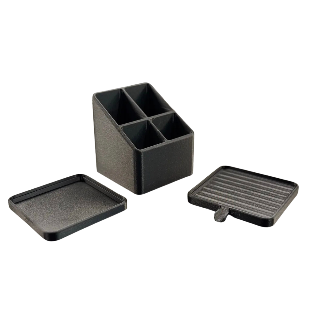 3D Printed Cutlery Holder with Water Drainage | Kitchen Organizer | Eco-Friendly 3-PLA Material