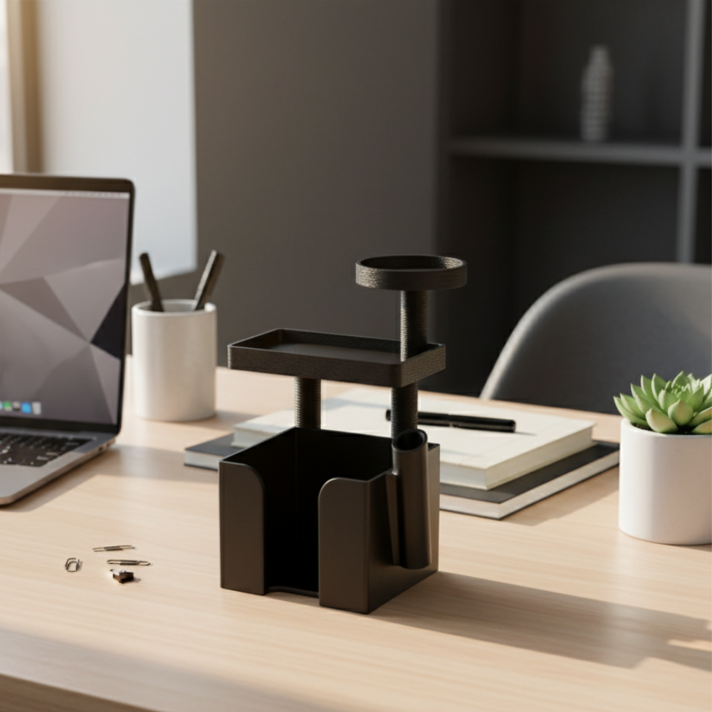3D Multi-Functional Desk Organizer | Eco-Friendly Office Gift