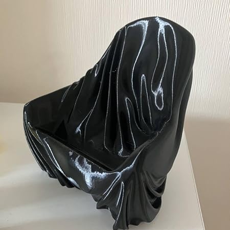 Moskai 3D Printed Fabric-Style Chair Mobile Phone Stand – Decorative Desk & Table Holder