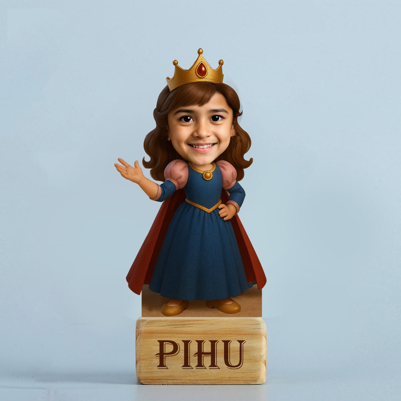 Personalised Princess Caricature Gift for Girls | Custom Birthday Keepsake