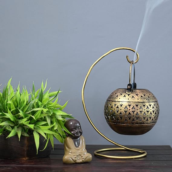 Moskai Iron Tealight Candle Holder – Hanging Degchi/Dhuni