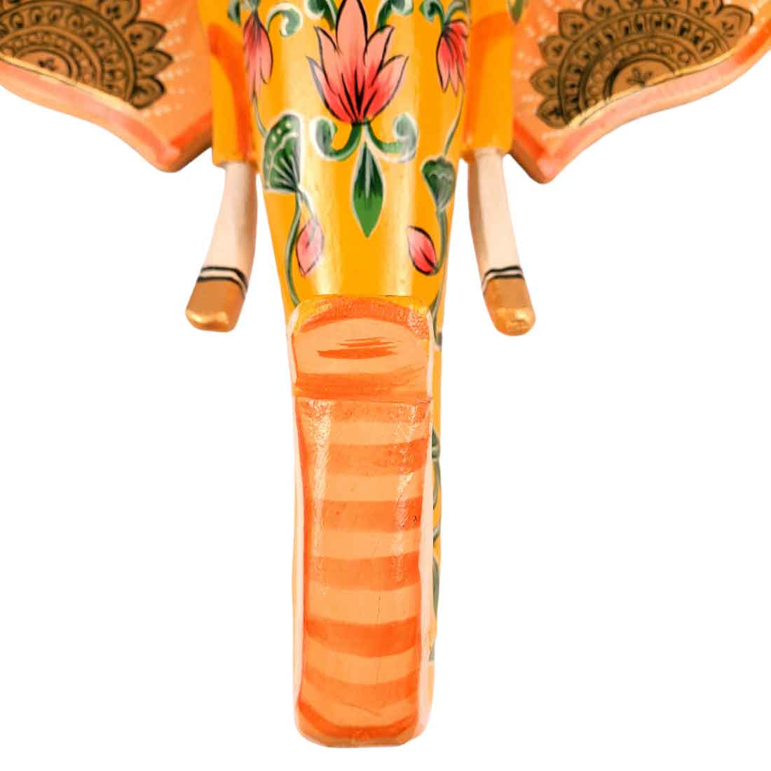 Mosaki Elephant Head Wall Hanging Bracket with Balaji Face