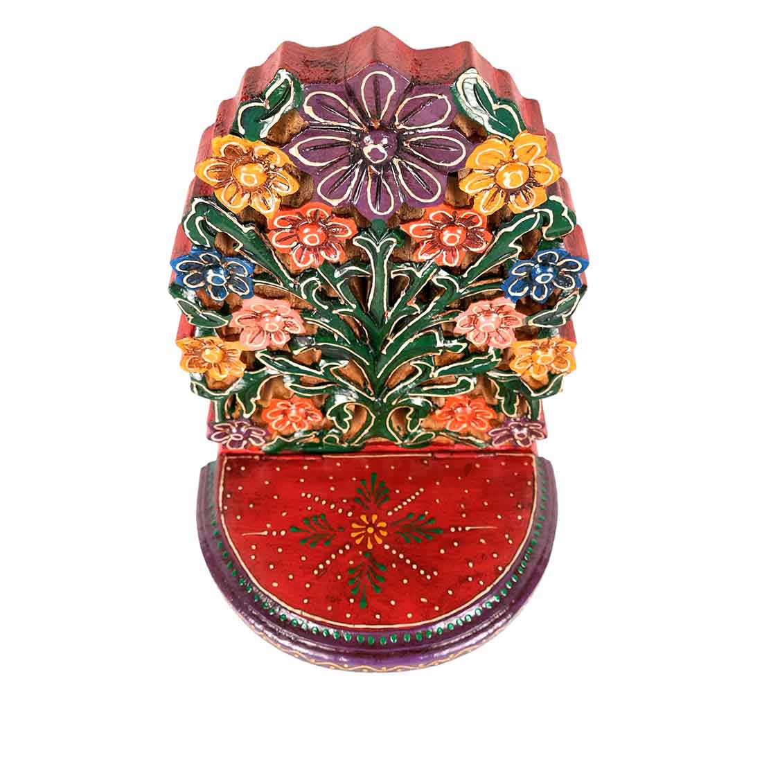 Mosaki Wooden Shelf Stands for Showpieces