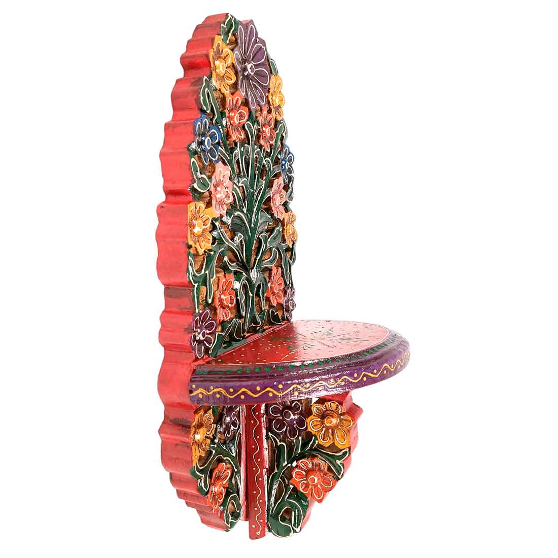 Mosaki Wooden Shelf Stands for Showpieces