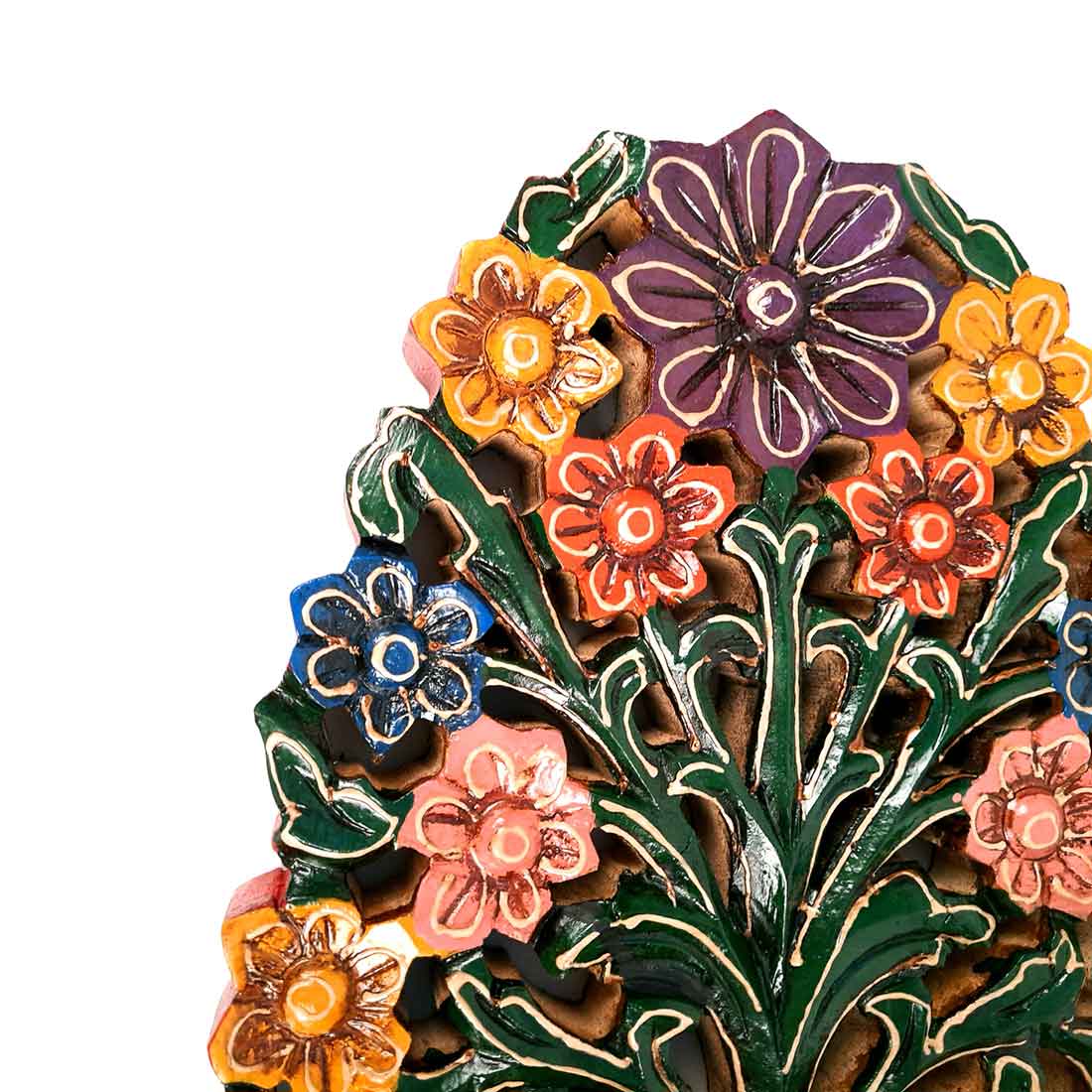 Mosaki Wooden Shelf Stands for Showpieces