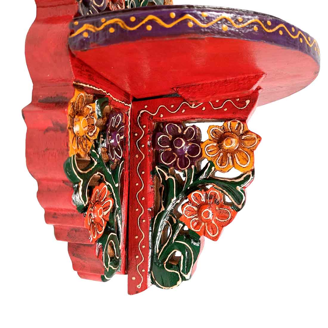 Mosaki Wooden Shelf Stands for Showpieces