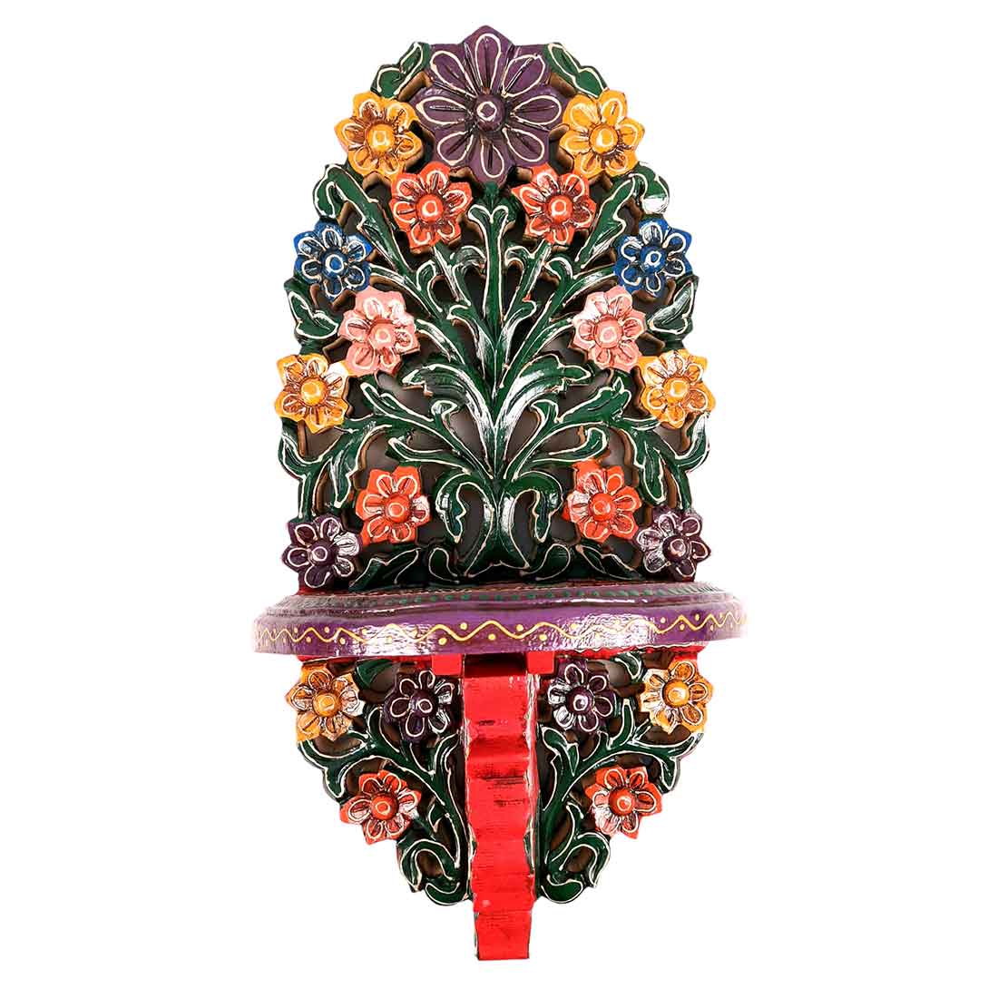 Mosaki Wooden Shelf Stands for Showpieces