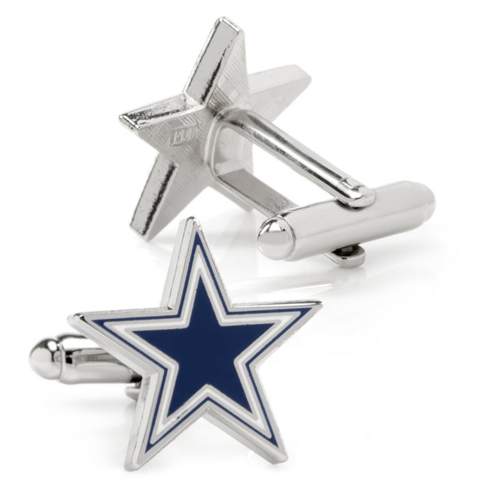 Moskai Blue Star Royal Design Cufflinks | Luxury Enamel Cufflinks for Men