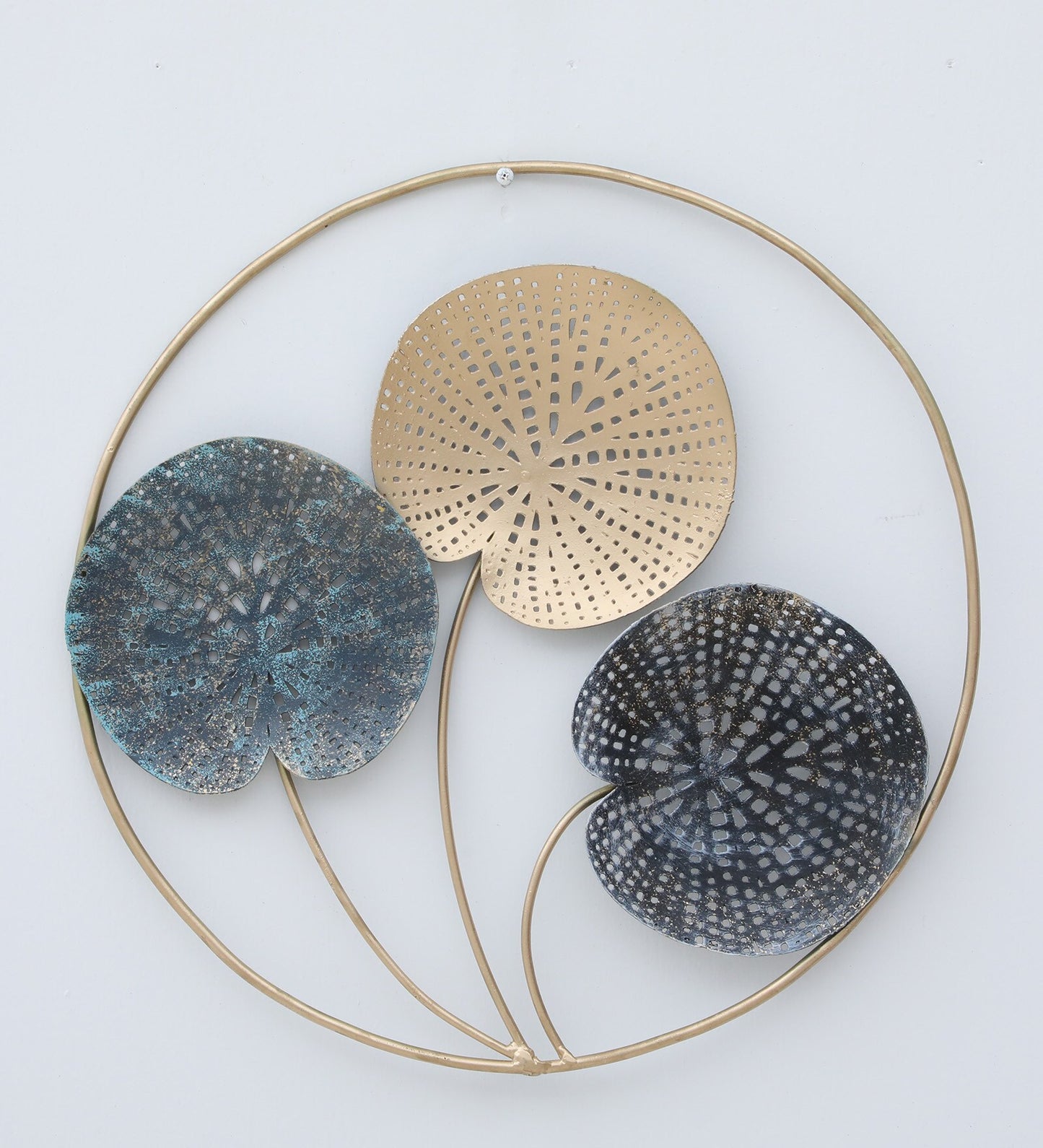 Moskai Round Abstract Wall Décor | Modern Metal Wall Art