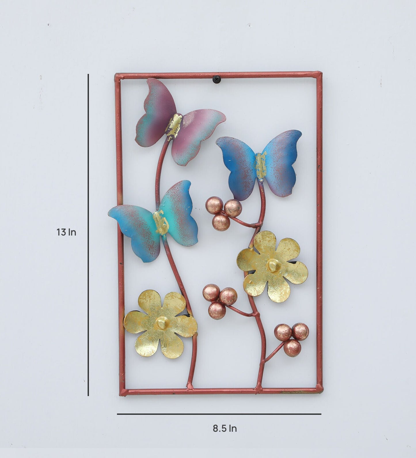Moskai Leaf Wall Décor | Metal Wall Art for Modern Home Interiors