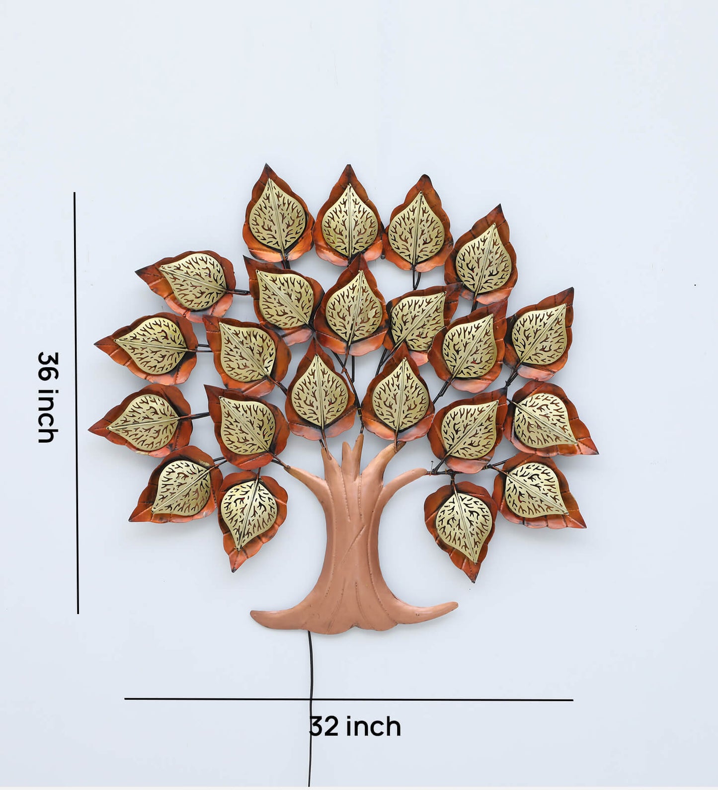 Mosaki LED Tree Metal Wall Art | Illuminated Wall Hanging for Home Decor
