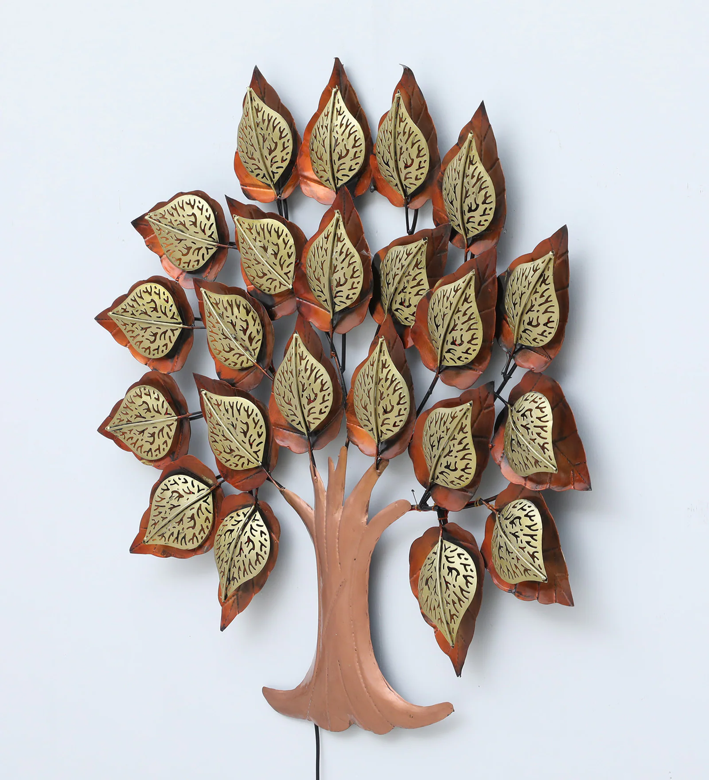 Mosaki LED Tree Metal Wall Art | Illuminated Wall Hanging for Home Decor