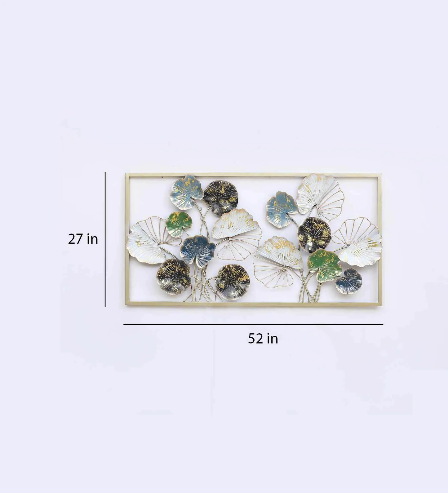 Moskai Flower Wall Décor | Elegant Floral Metal Wall Art
