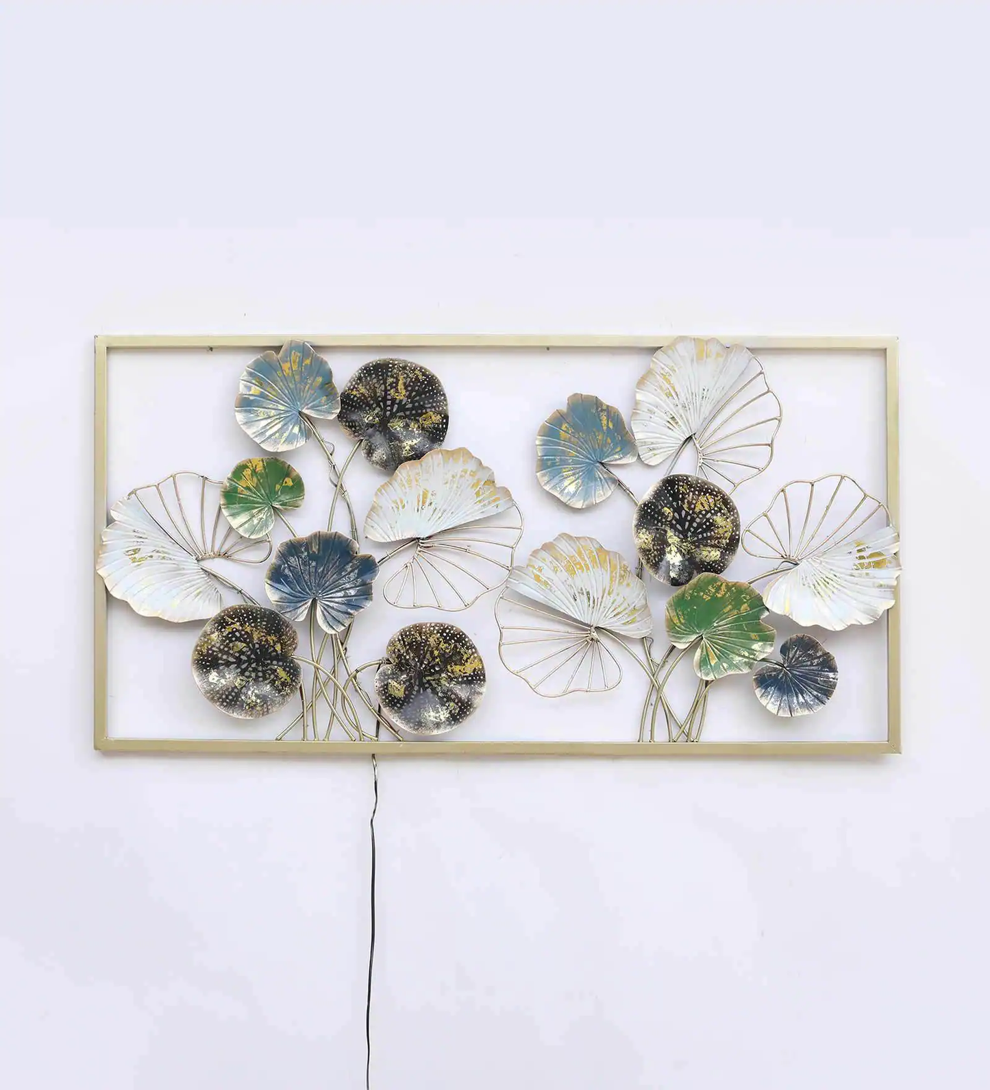 Moskai Flower Wall Décor | Elegant Floral Metal Wall Art
