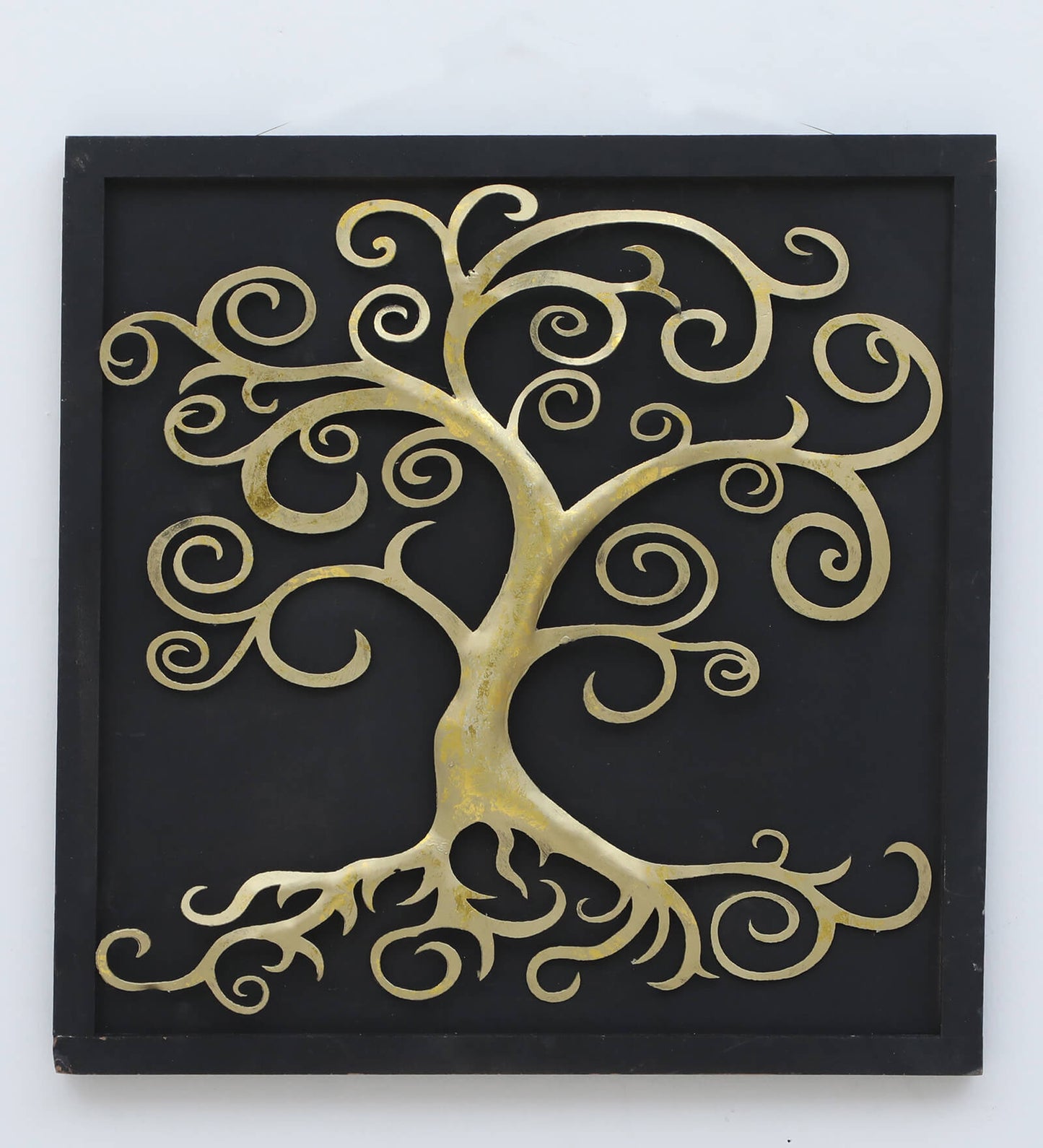 Mosaki Wooden Tree Wall Decor | Handcrafted Tree Shaped Wall Art