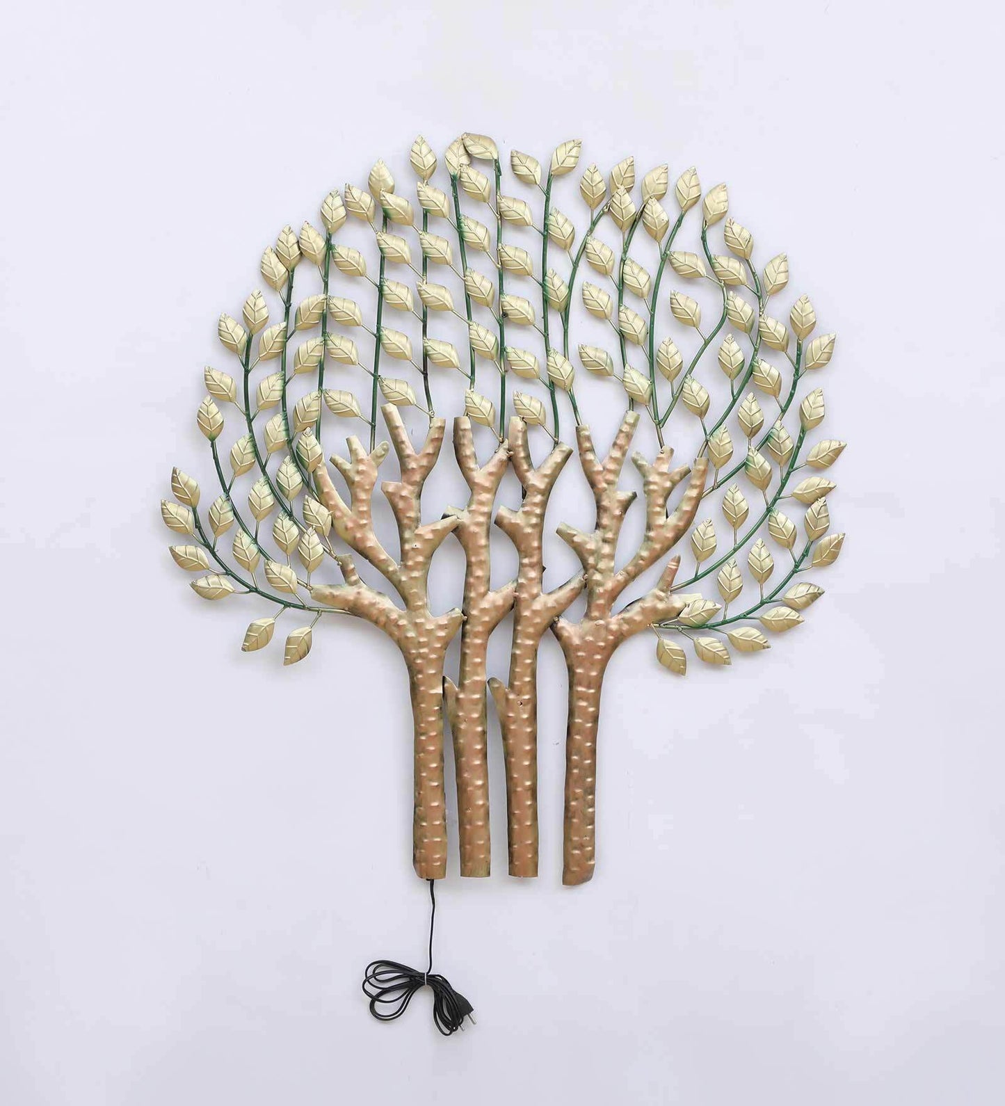 Mosaki Iron Elegant Grey Metal Tree Wall Décor | Handcrafted Metal