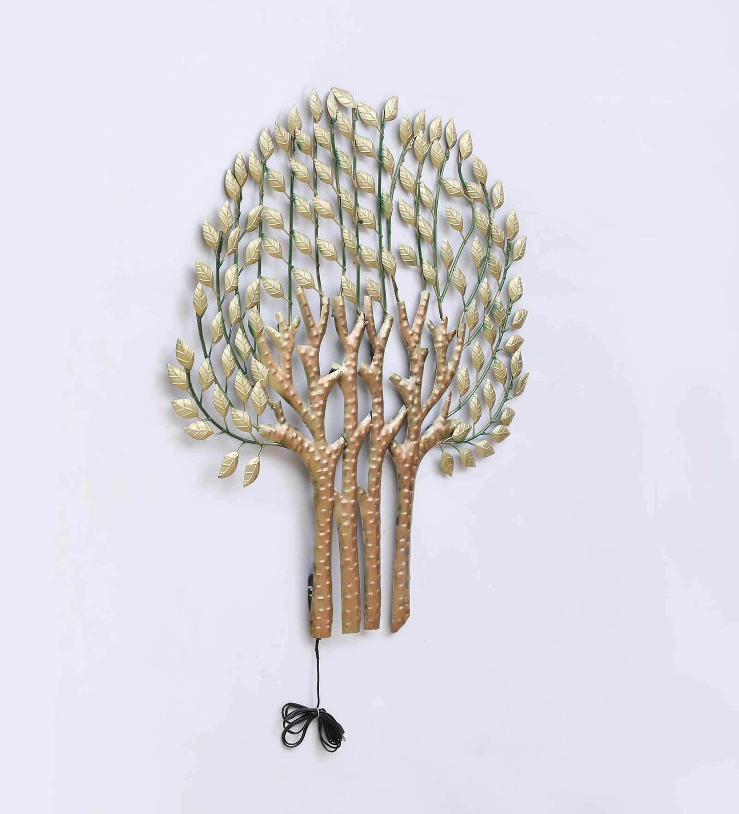 Mosaki Iron Elegant Grey Metal Tree Wall Décor | Handcrafted Metal