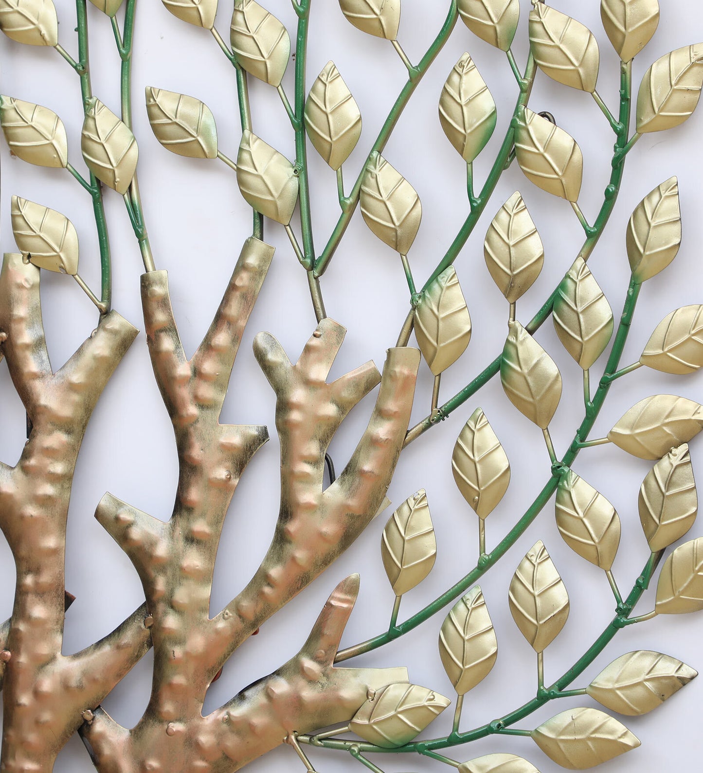 Mosaki Iron Elegant Grey Metal Tree Wall Décor | Handcrafted Metal