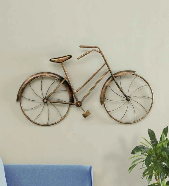 Mosaki Ethnic Handcrafted Metal Rocking Hida Ancient Cycle Wall Art