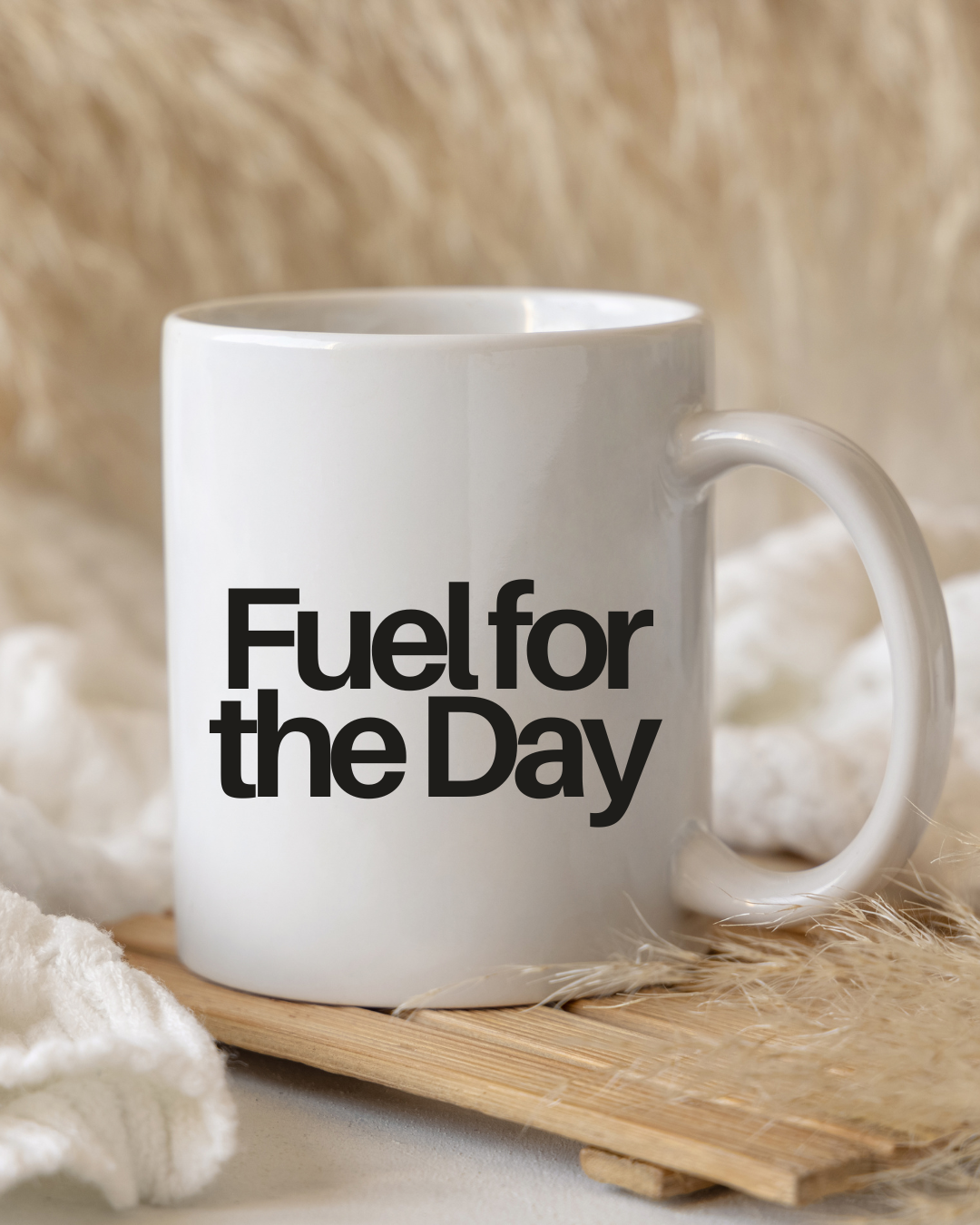 Moskai Coffee Lover Quote Personalised Mug | White 11oz