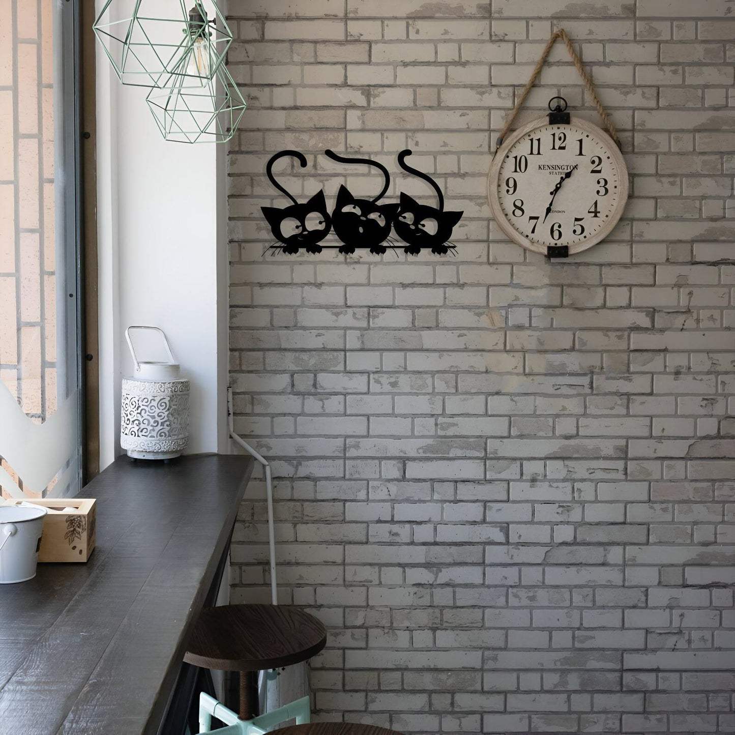 Cat Lovers Metal Laser Cut Wall Art - Perfect Gift For Cat Lovers