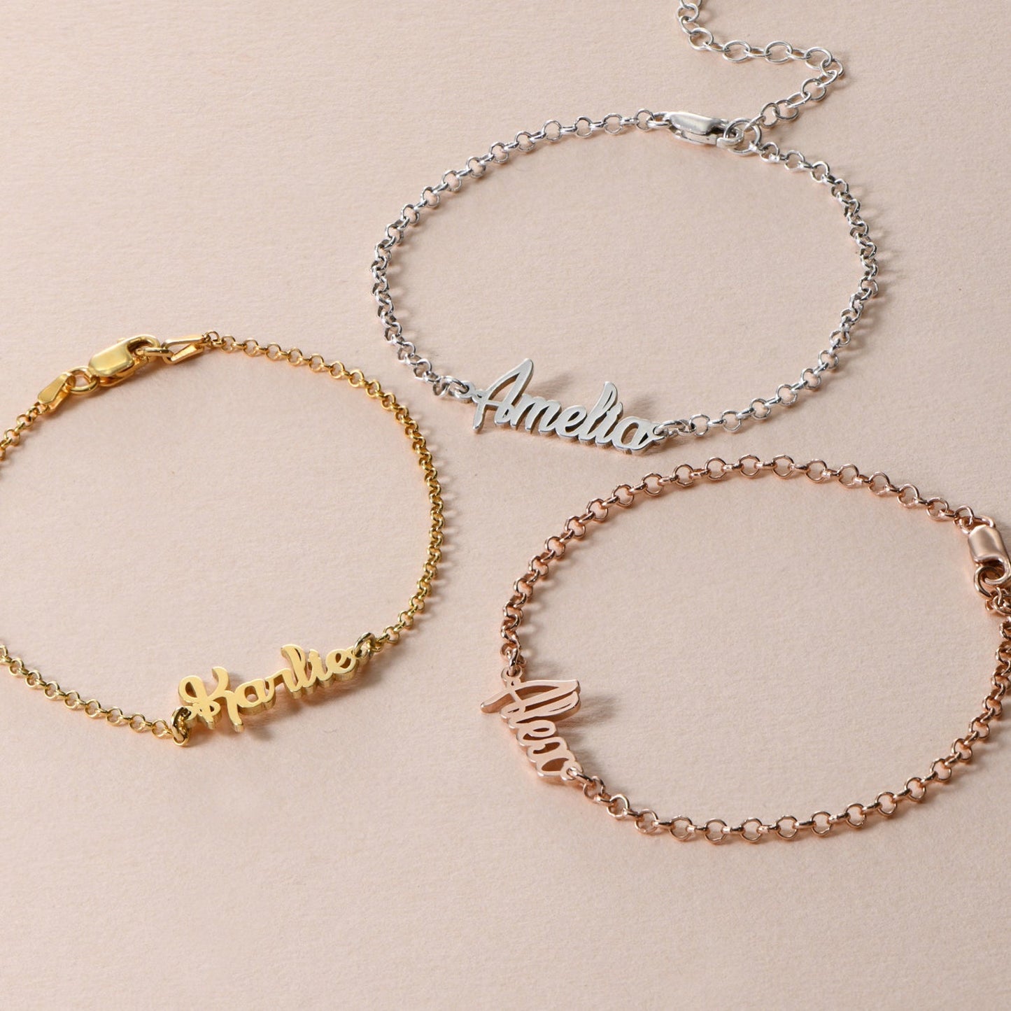 Personalised Name Anklet – Custom Jewelry for Women & Girls