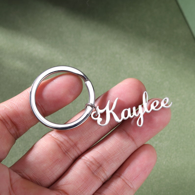 Personalised Name Keychain | Custom Keyring Gift for Loved Ones
