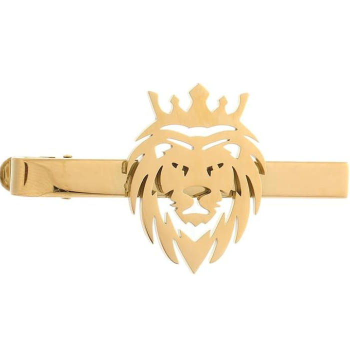 Personalized Lion Brooch for Men & Women – Custom Crown Lion Design