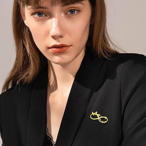Custom Name Brooch Pins for Daily Wear and Accessories