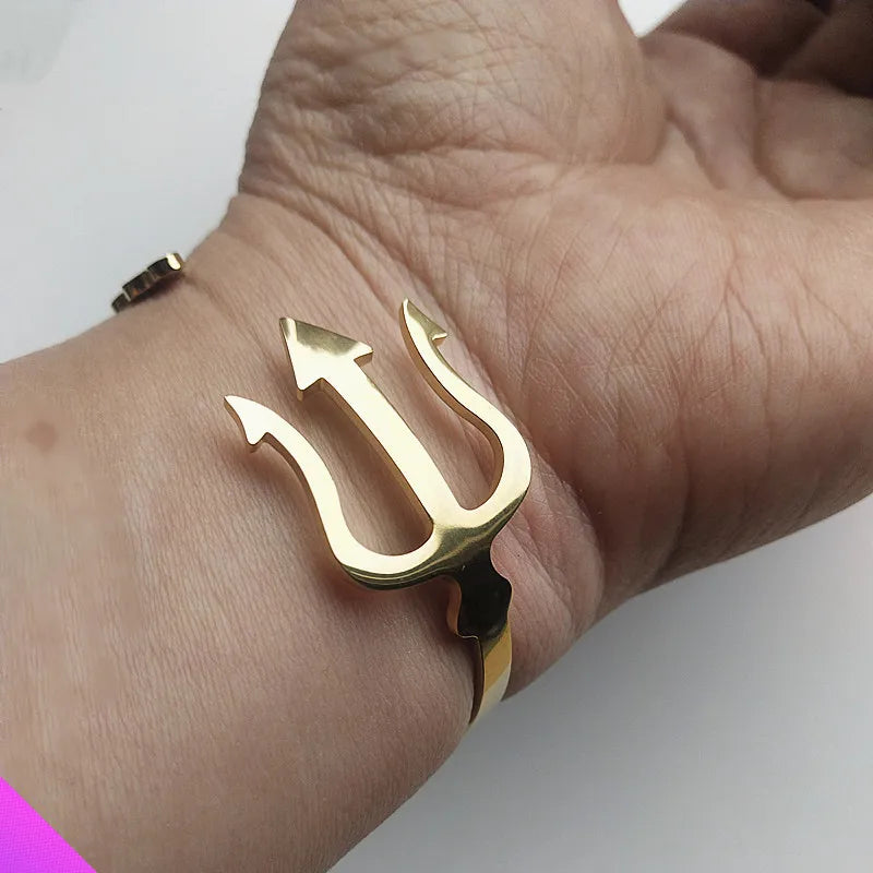 Forever Rakhi Bracelet for Brother – Stainless Steel Trishul Kada Rakhi for Men