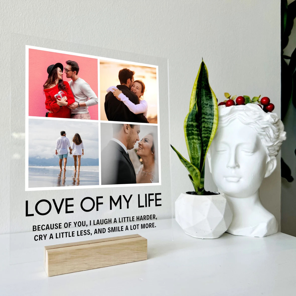Moskai The Love of My Life Personalised Couple Photo Frame