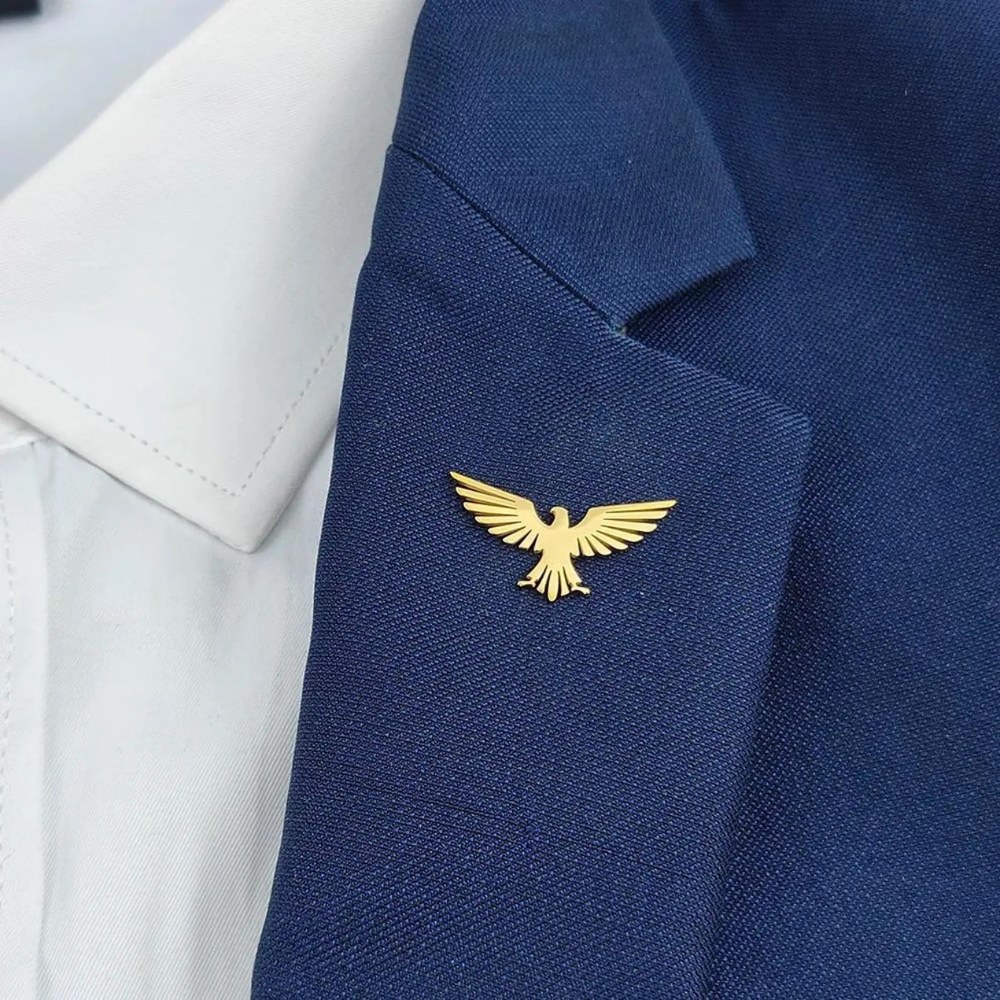 MOSKAI Custom Eagle Brooch | Stylish Bird Pin for Men & Women