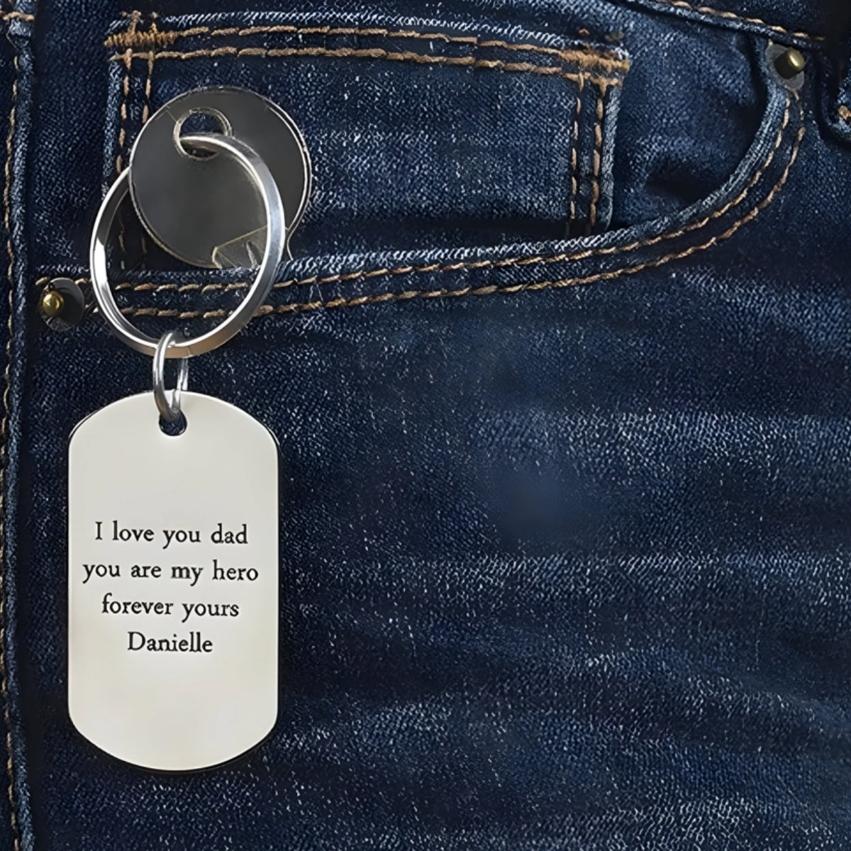 Personalized Metal Keychain
