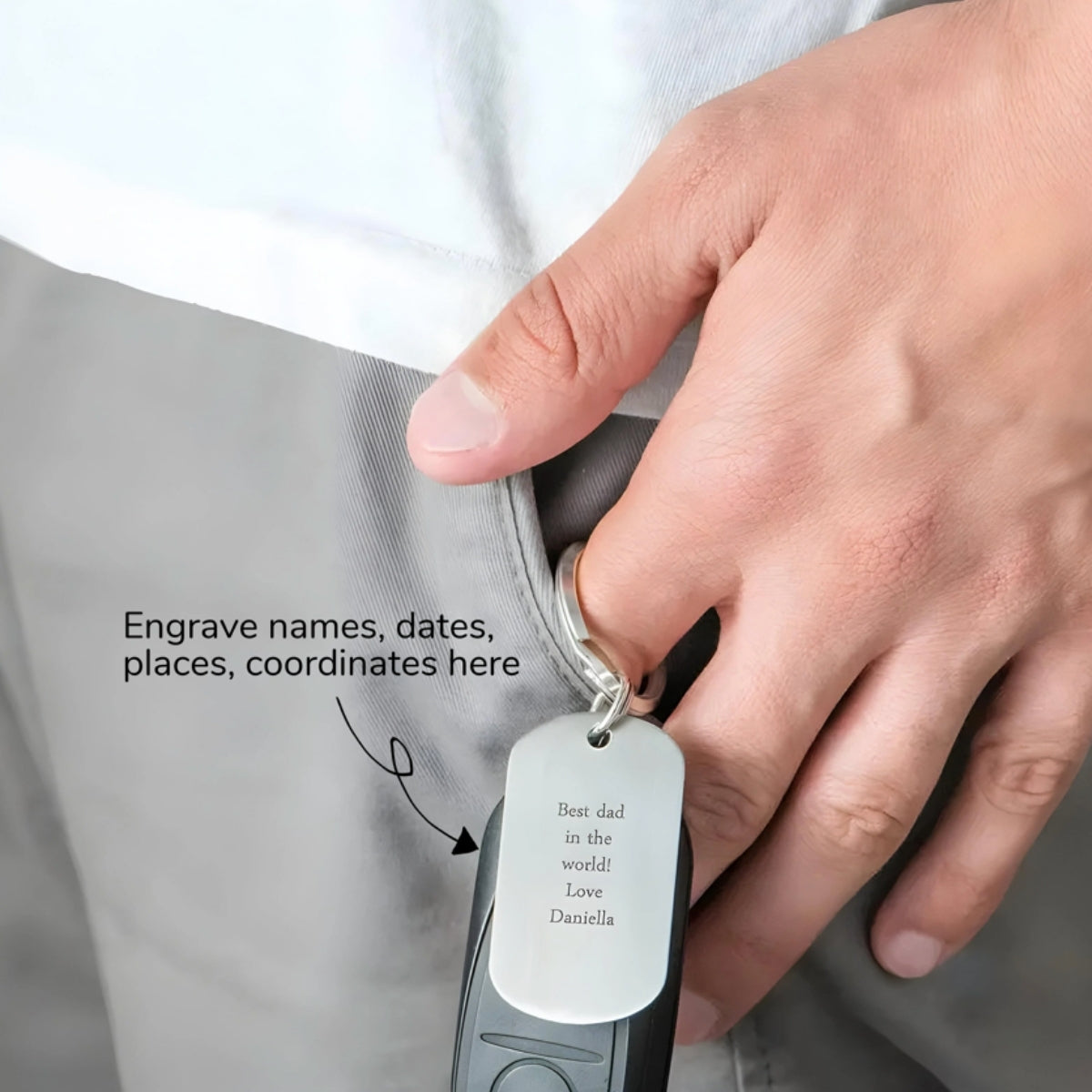 Personalized Metal Keychain