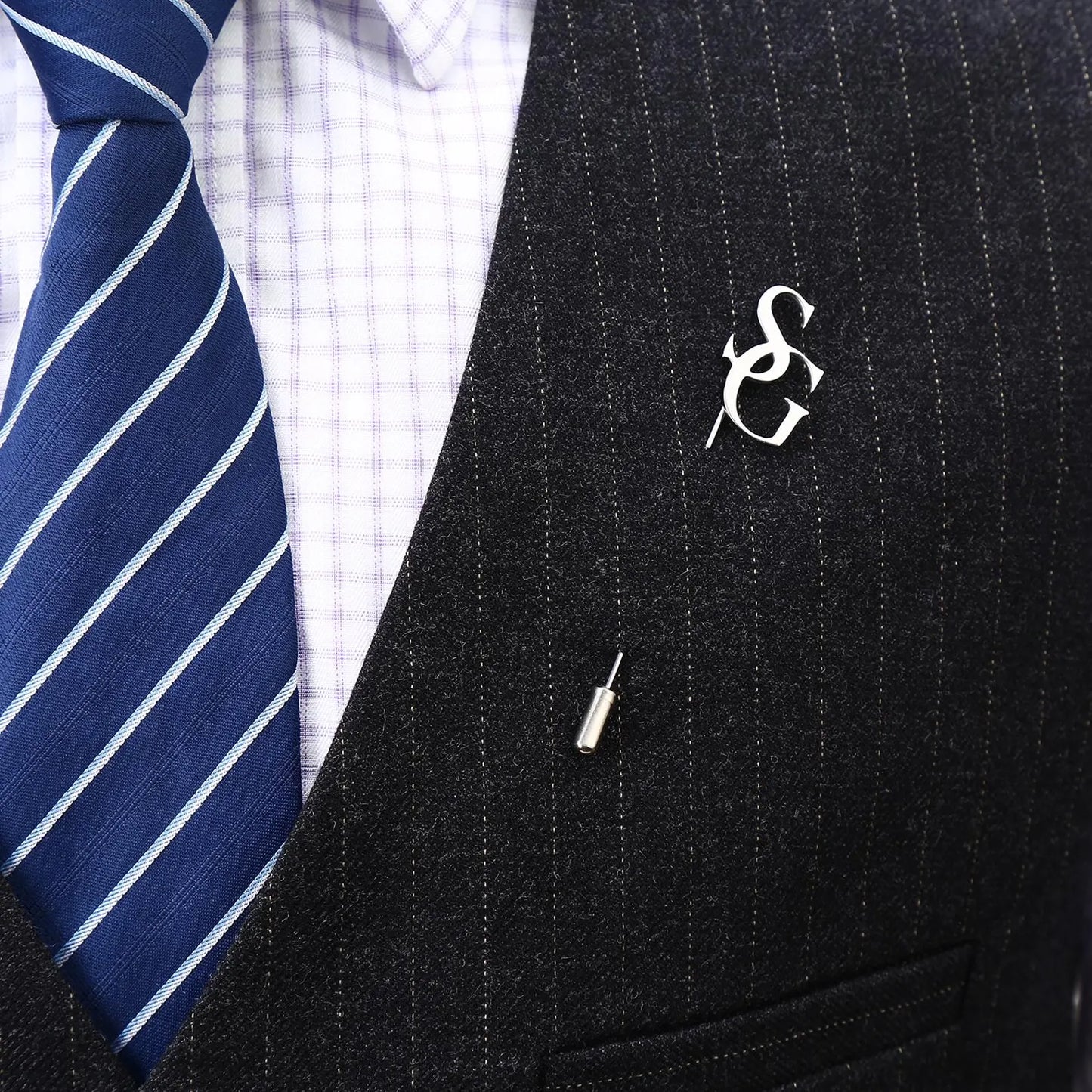 Personalized Name Initial Lapel Pin