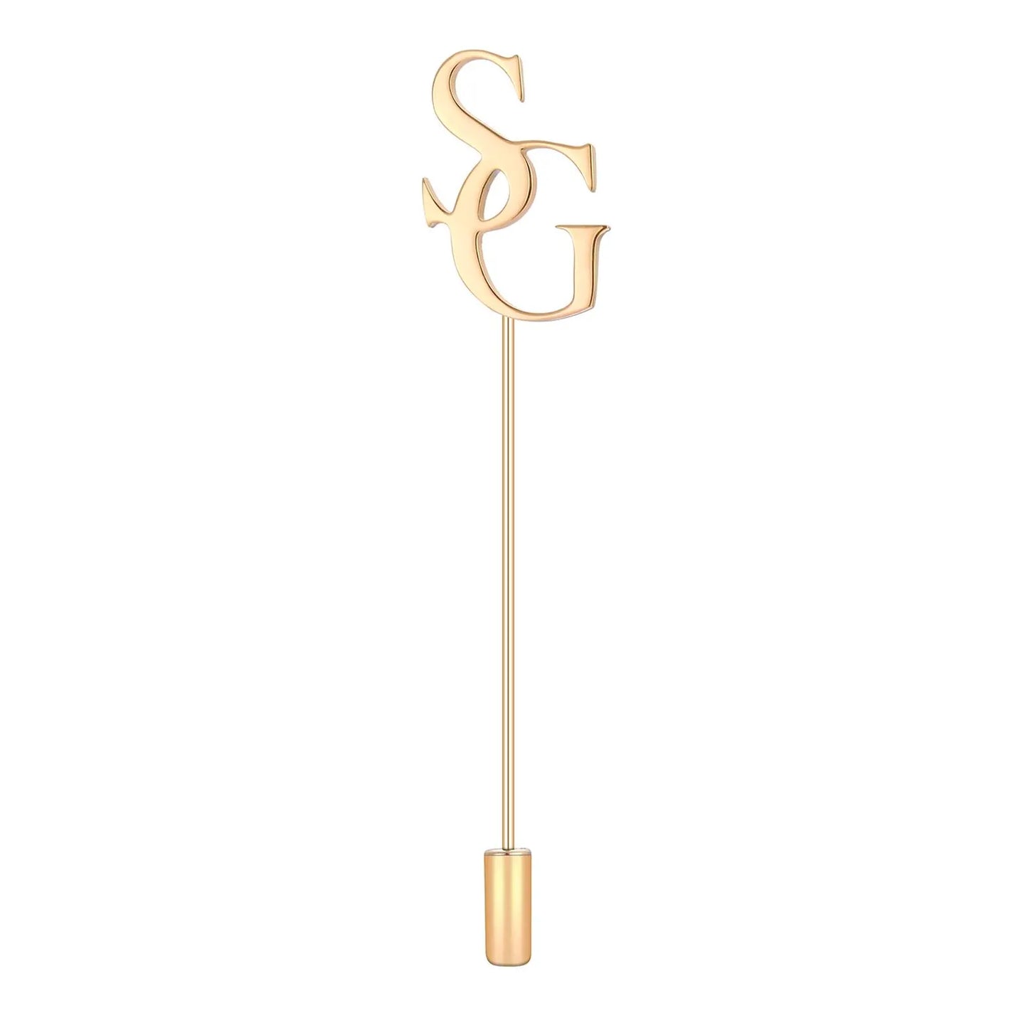 Personalized Name Initial Lapel Pin