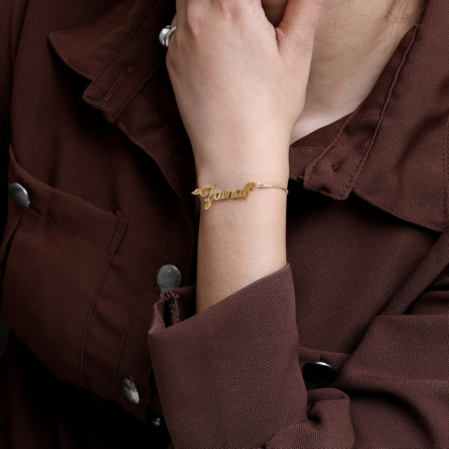 Personalized Adjustable Name Bracelet for Her