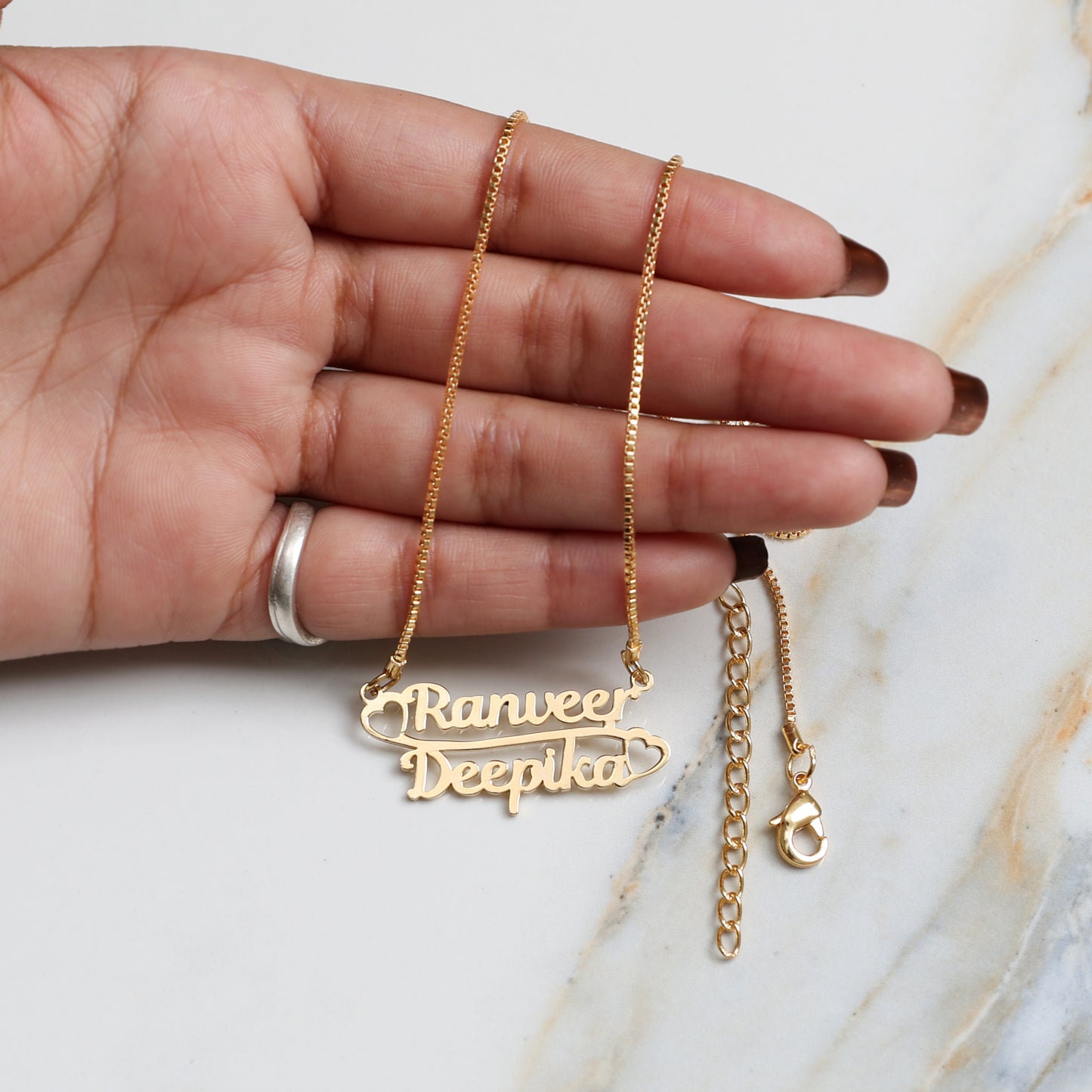Couple Name Personalized Pendant for Her
