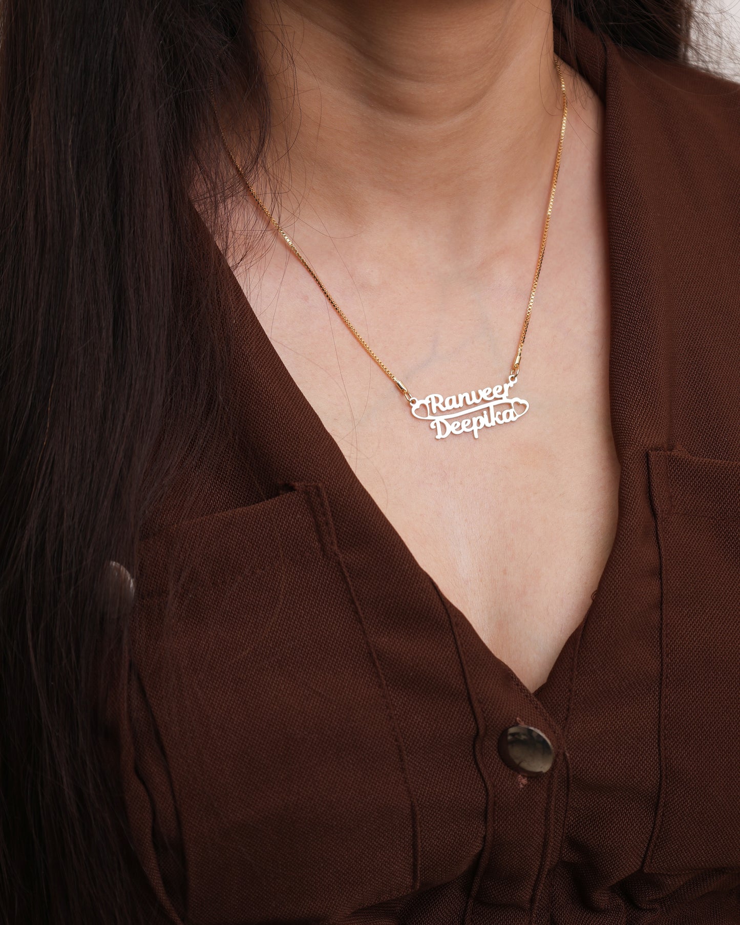 Couple Name Personalized Pendant for Her