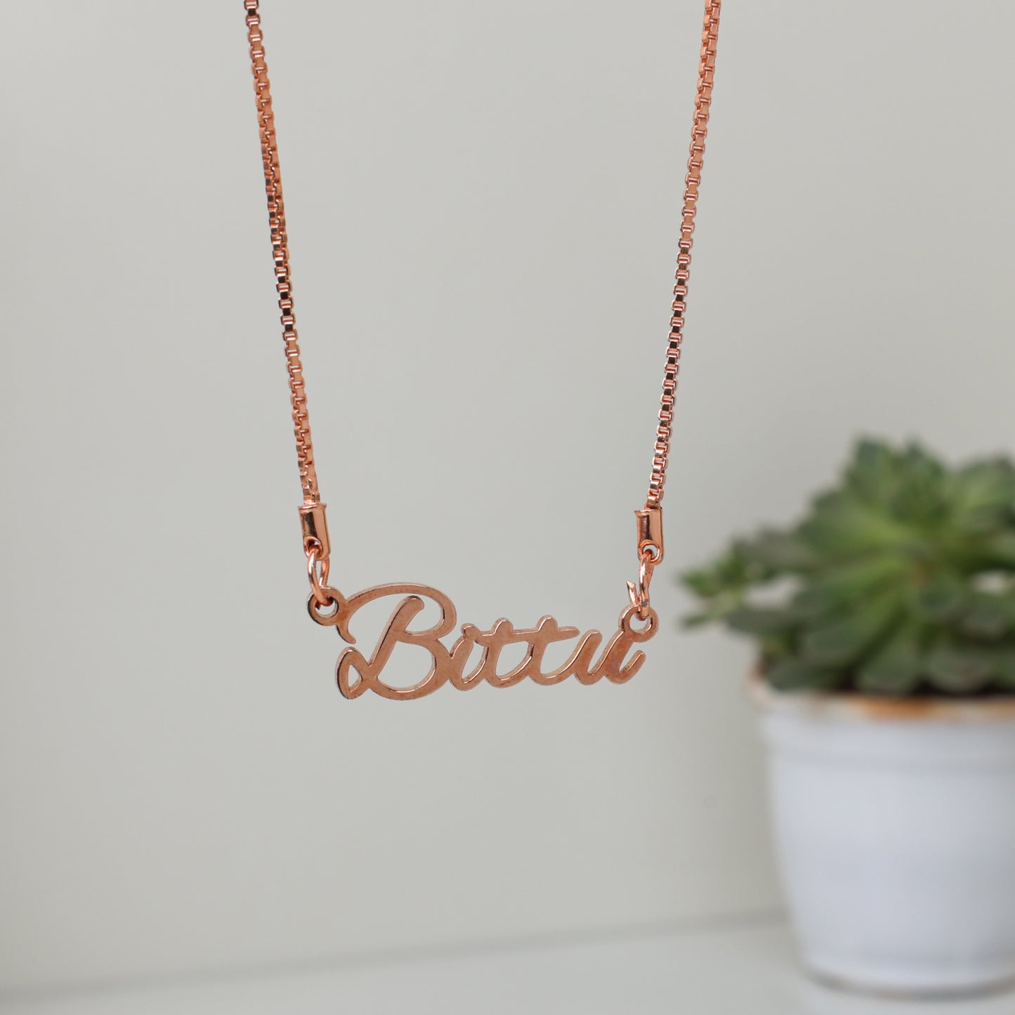 Mosaki Personalized Name Pendant for Her
