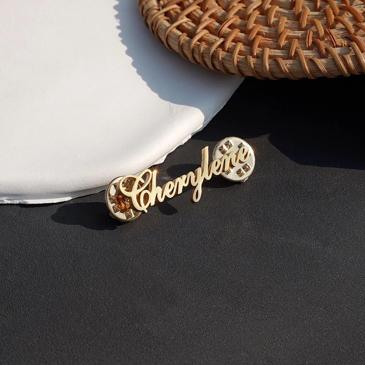 Custom Name Lapel Pin for Men & Women