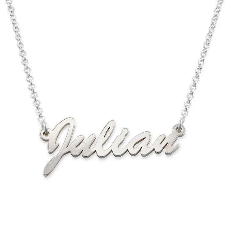 22K Plated Basic Name Necklace