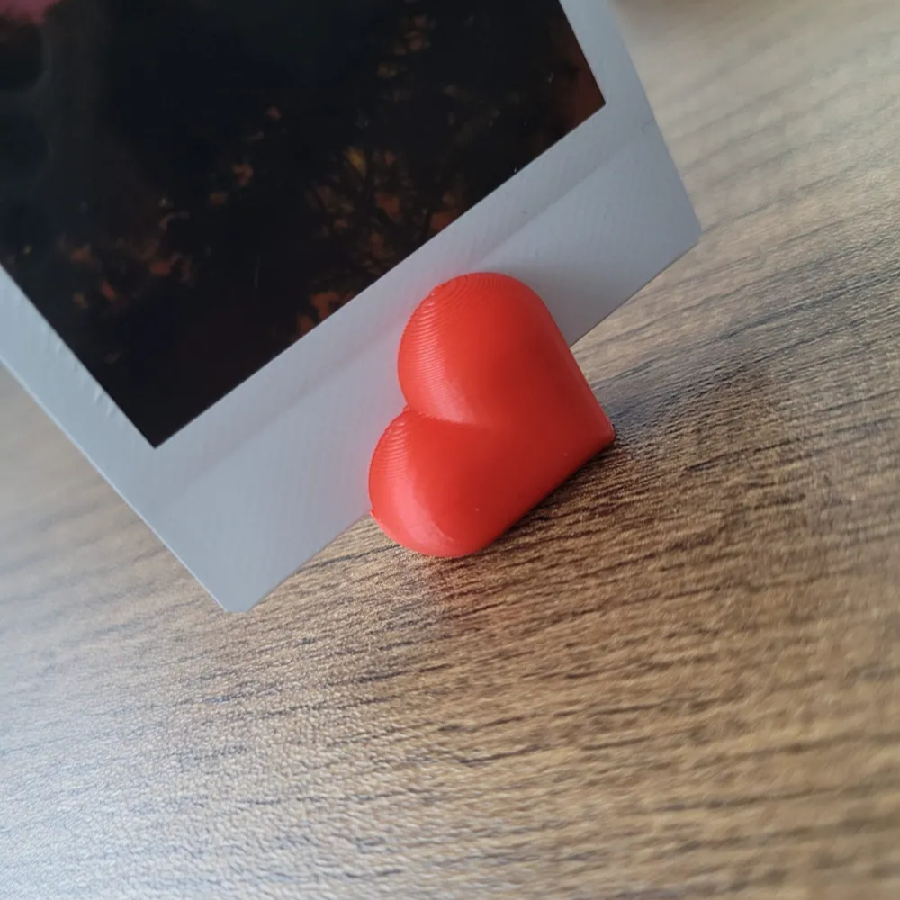 Moskai Mini Heart Polaroid Photo Stand Set of 2 | Love Collection