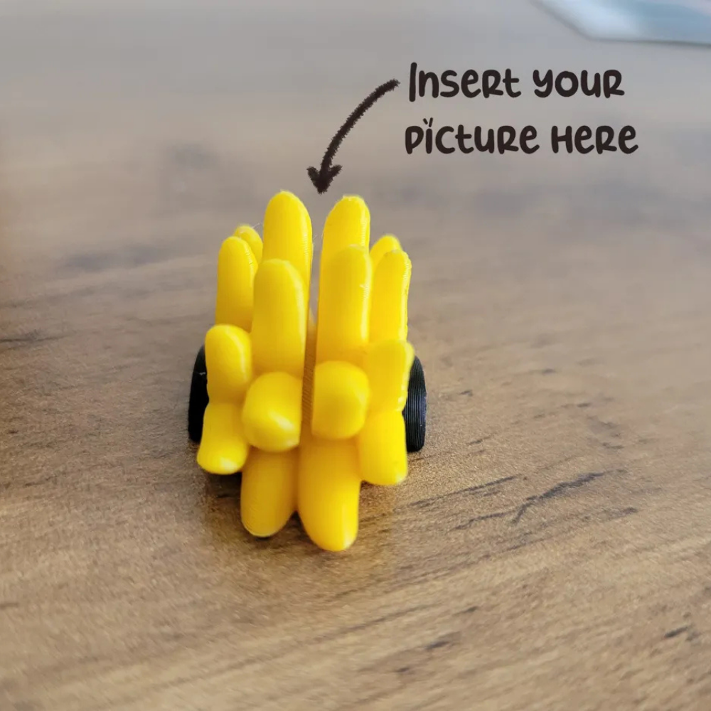Moskai Mini Sunflower Polaroid Photo Stand Set of 2 | Valentine Gift for Girlfriend