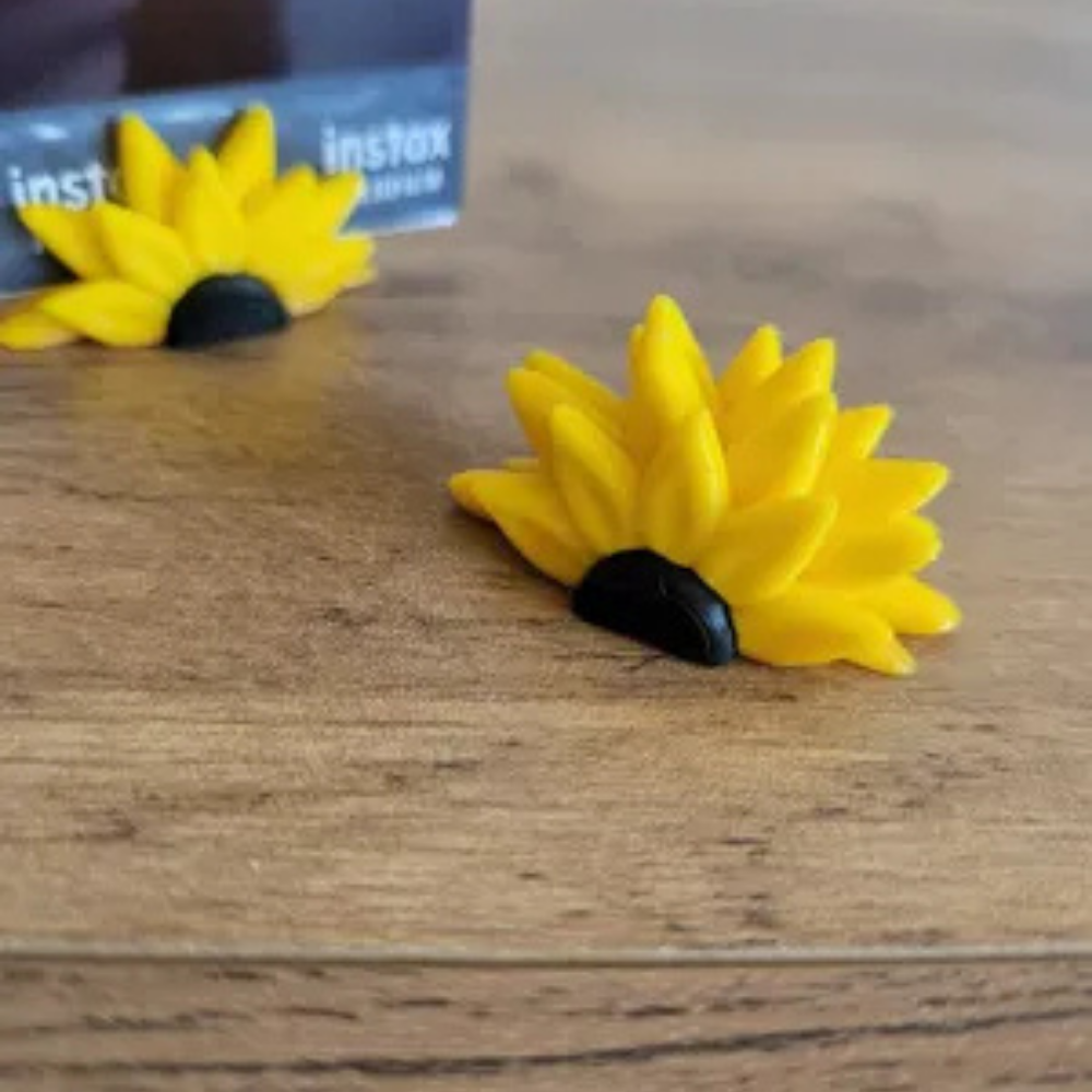 Moskai Mini Sunflower Polaroid Photo Stand Set of 2 | Valentine Gift for Girlfriend